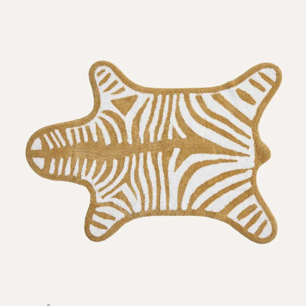 Jonathan Adler Zebra Badematte Camel
