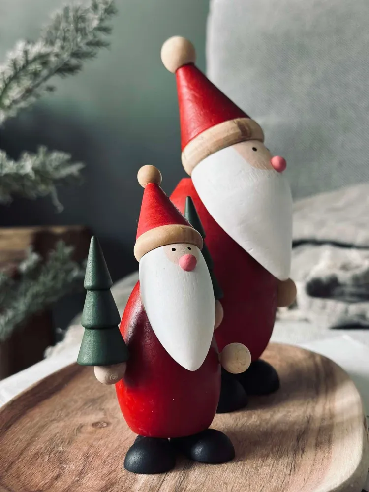 Julenisse med juletre - Liten