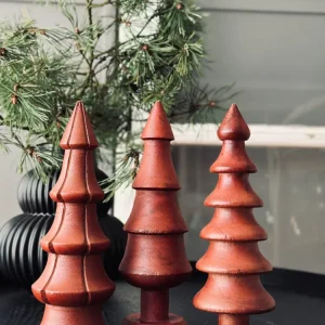 Juletre Wood Walnut mix 15cm