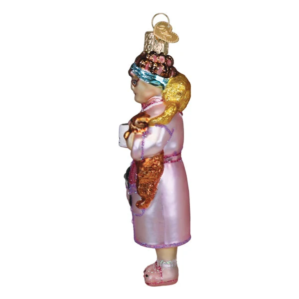 Juletrepynt Kattedame, Glass - 13cm