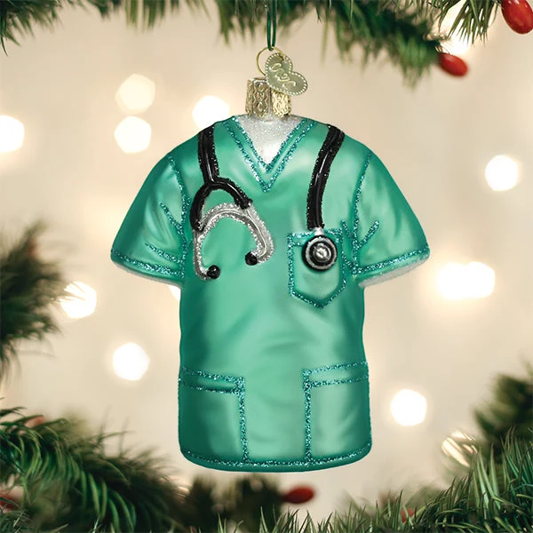 Juletrepynt Scrubs, Glass - 10cm
