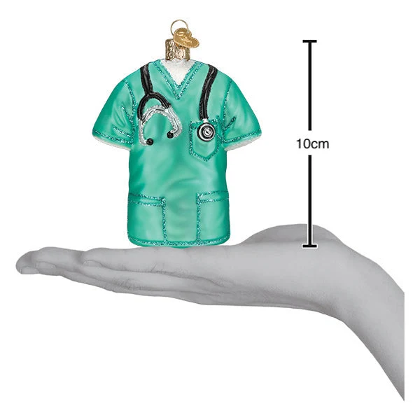 Juletrepynt Scrubs, Glass - 10cm