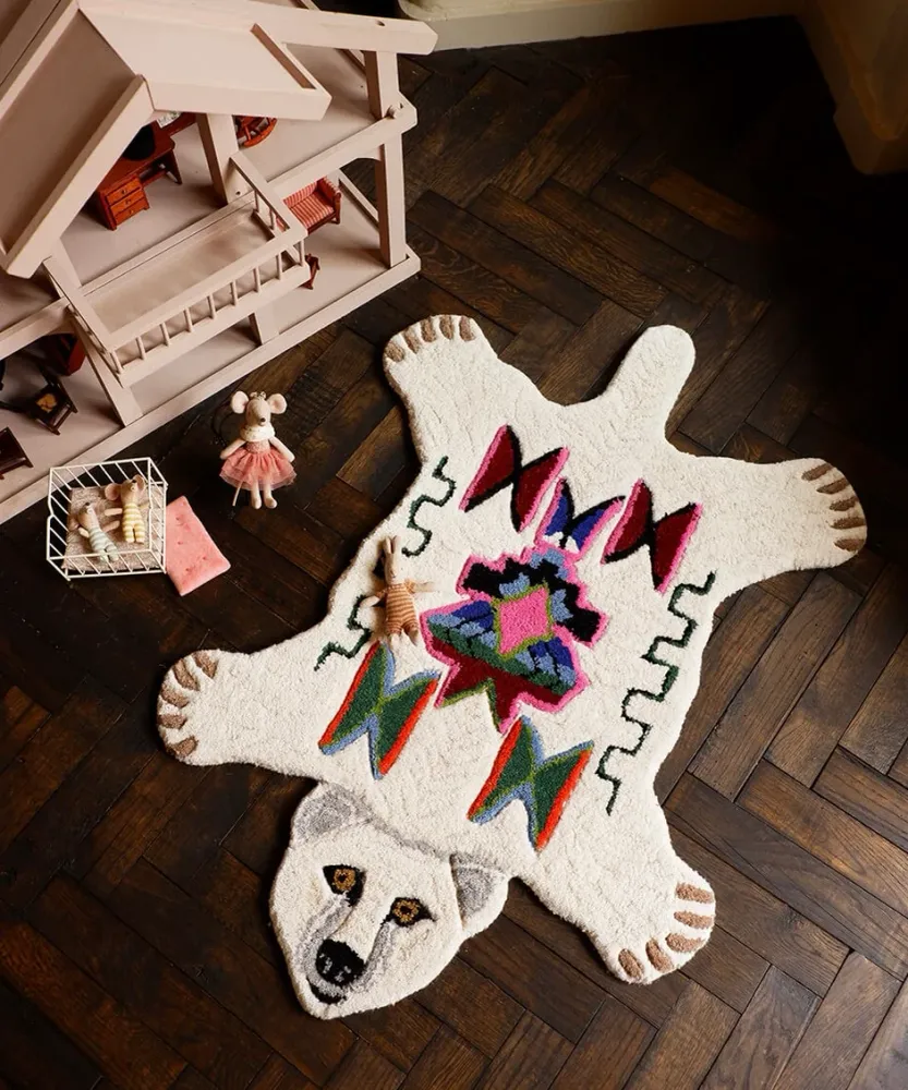 Kasbah Polar Bear Rug - Small