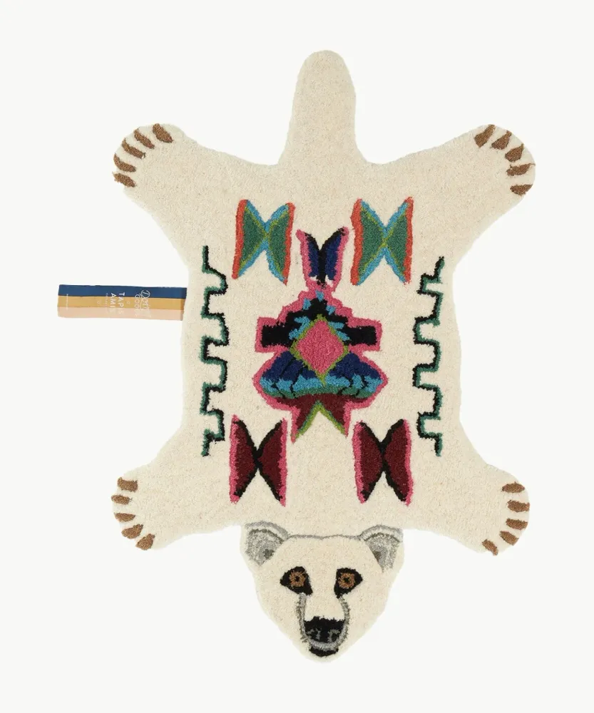 Kasbah Polar Bear Rug - Small