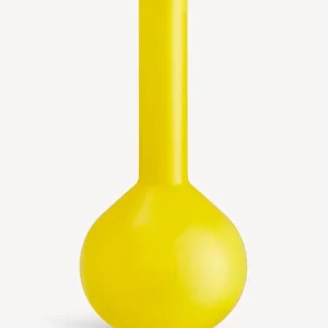 KostaBoda Lab rundflaske vase gul 315mm