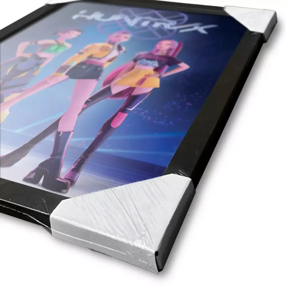 K-POP Demon Hunters Innrammet Bilde 30 x 40 cm Huntrix