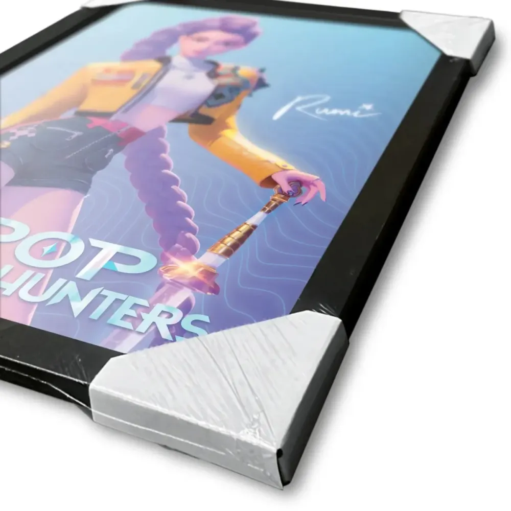 K-POP Demon Hunters Innrammet Bilde 30 x 40 cm Rumi