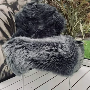 Lammeskinn fra New Zealand - Grå mix