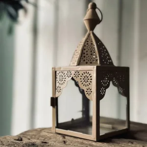 Lanterne mini Beige