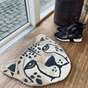 LEOPARD HODE I ULL - 50X50
