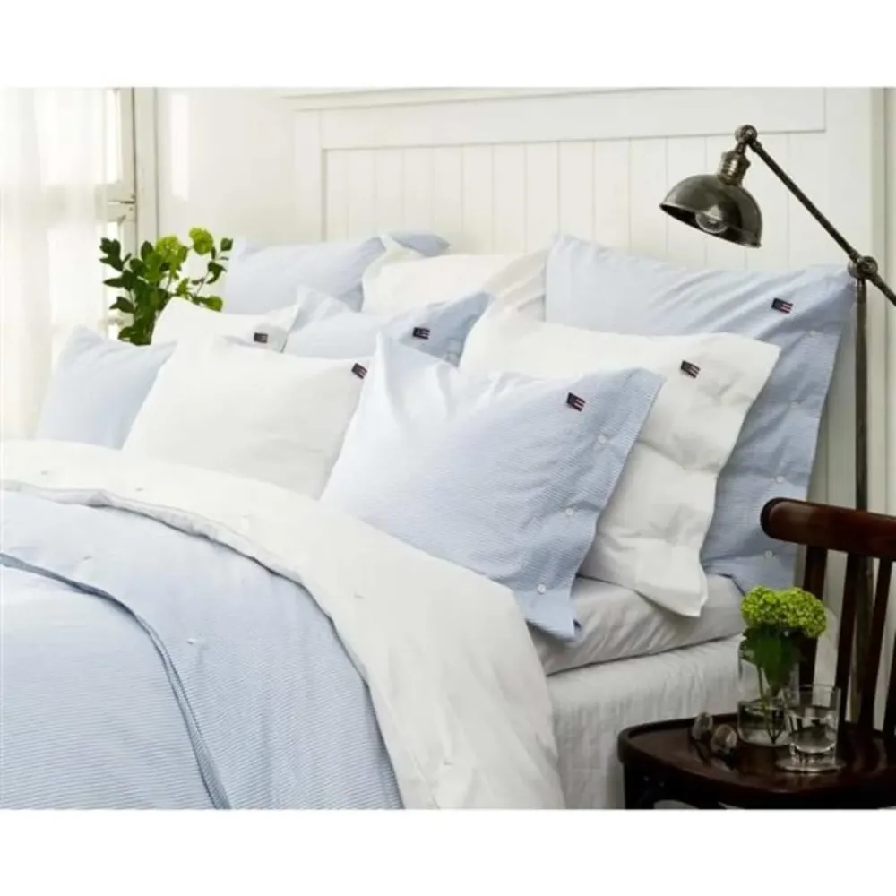 Lexington Pin Point Blue/White Pillowcase 50*70
