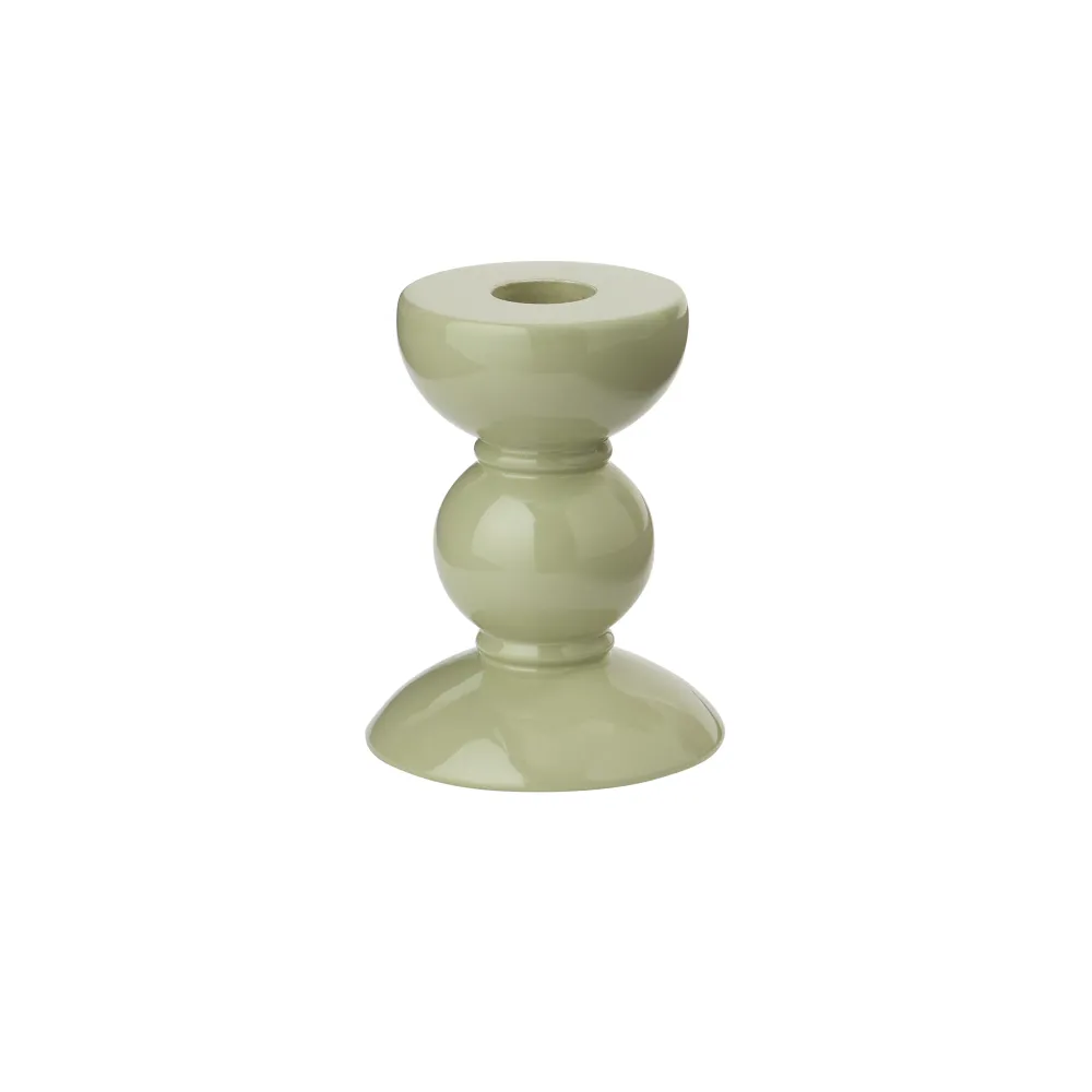 Liten Sage Bobbin Lysestake - 10cm