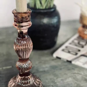 Lysestake i glass – Stor