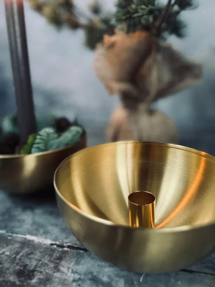 Lysestake - Gold Bowl