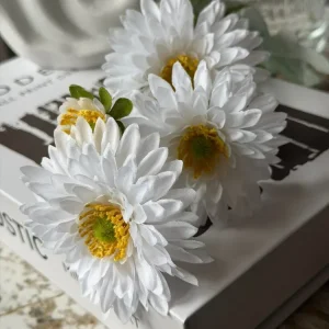 Margueritt stilk 60 cm - Hvit