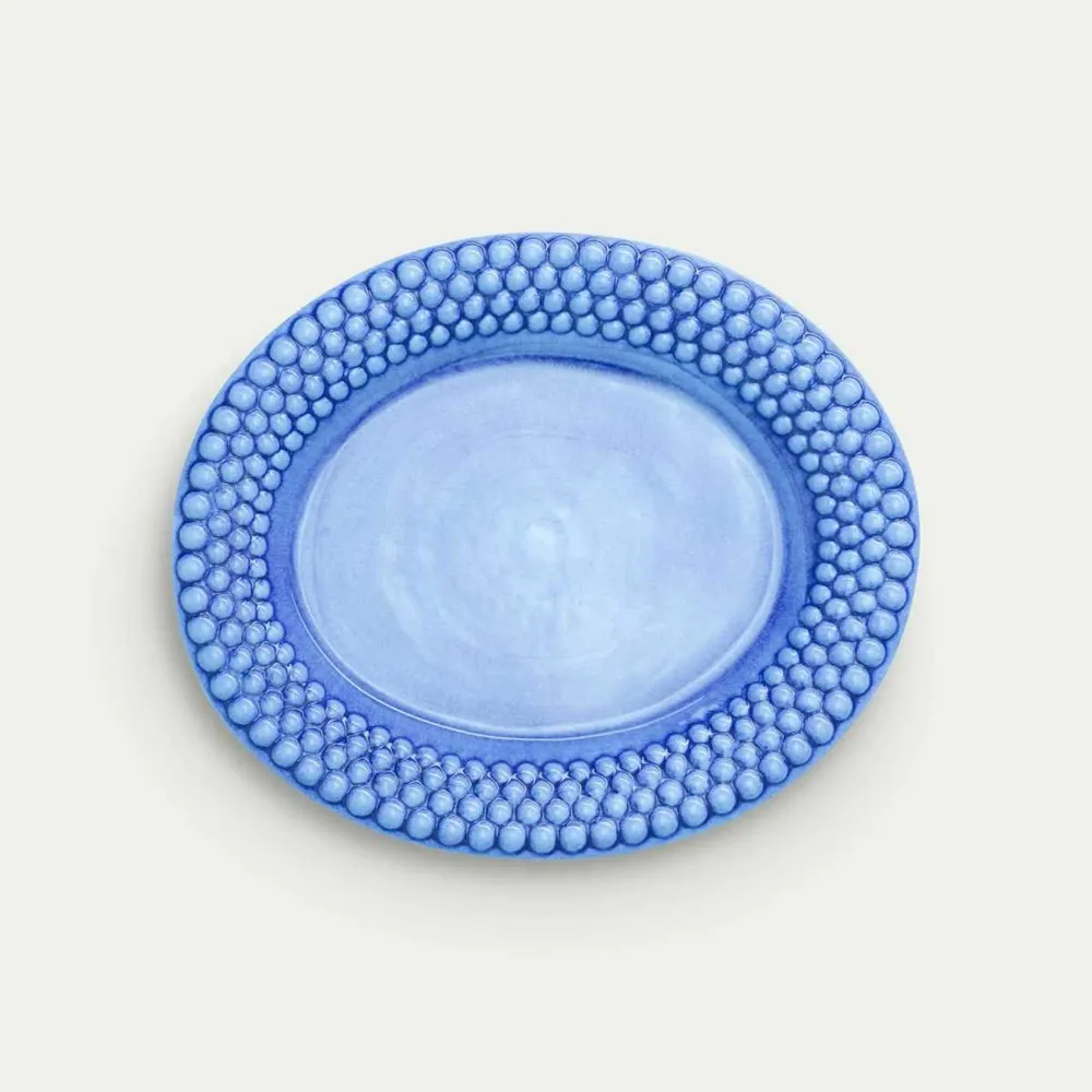 Mateus Bubbles Tallerk 35x30cm Lysblå