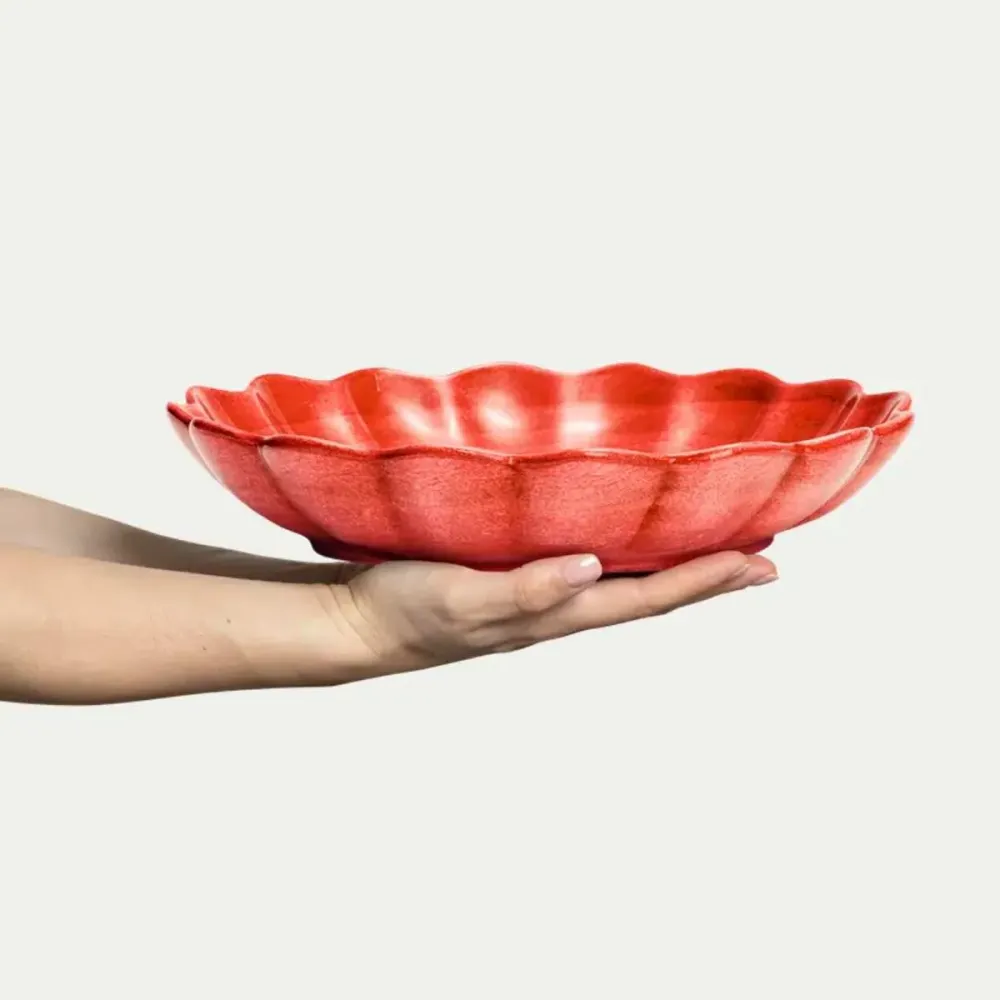 Mateus Oyster 31cm/220cl Red Painted