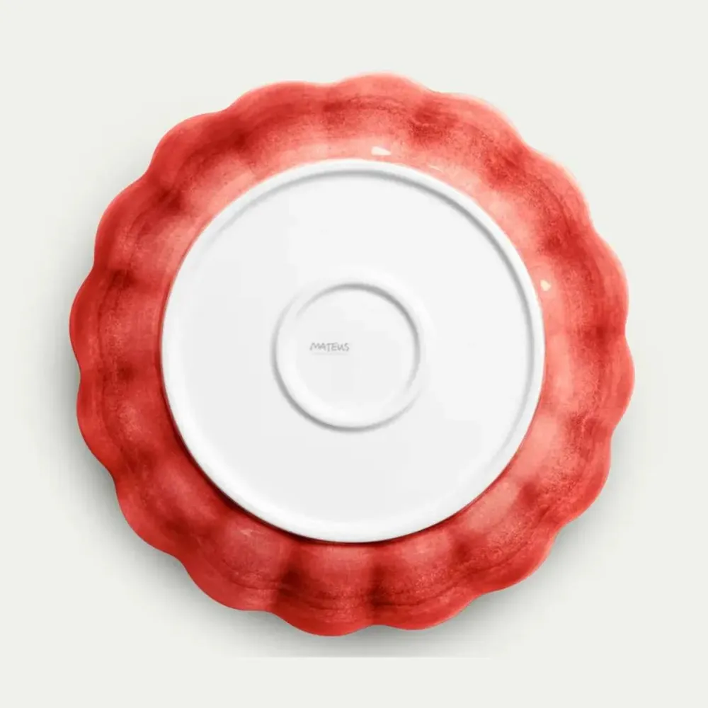 Mateus Oyster 31cm/220cl Red Painted