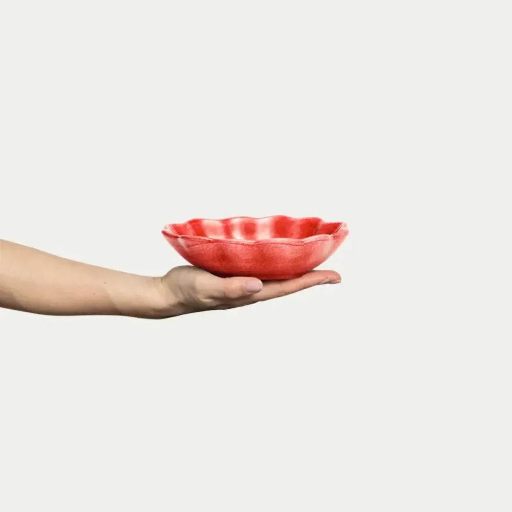 Mateus Oyster Bowl 18*16/40cl Red