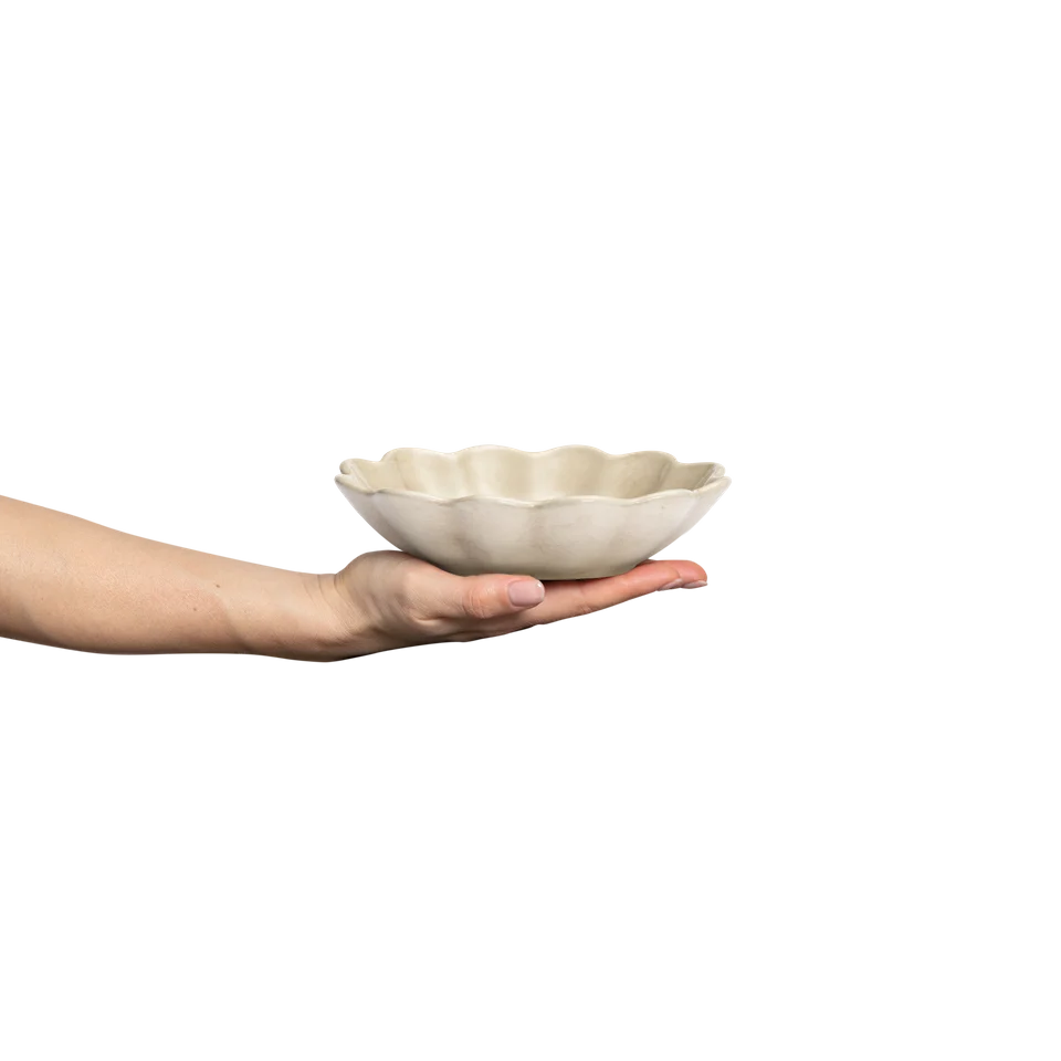 Mateus Oyster Bowl Sand 18x16cm
