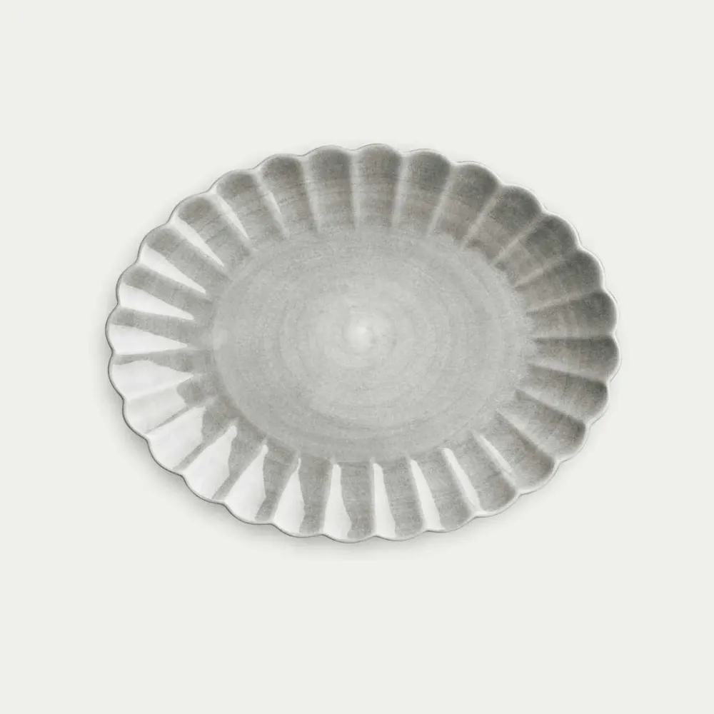 Mateus Oyster Tallerk 35x30cm Grey