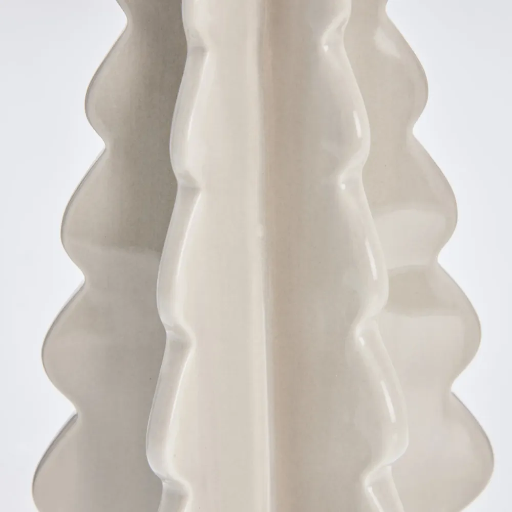 Molinne Dekorasjonstre 26 cm. beige keramikk