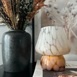 Munnblåst glass til lys og blomster