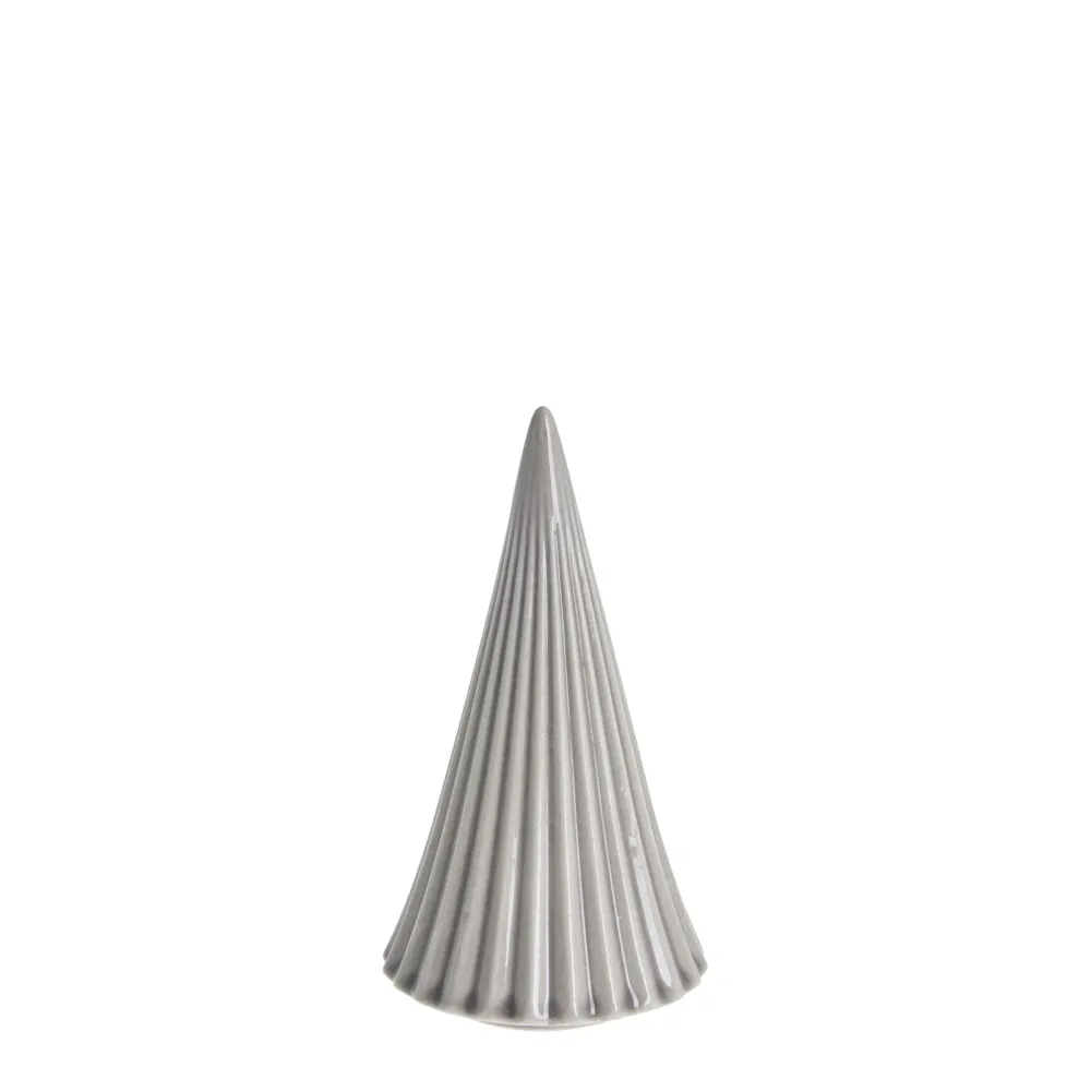 Mythel juletre H11,9 cm. lysegrå