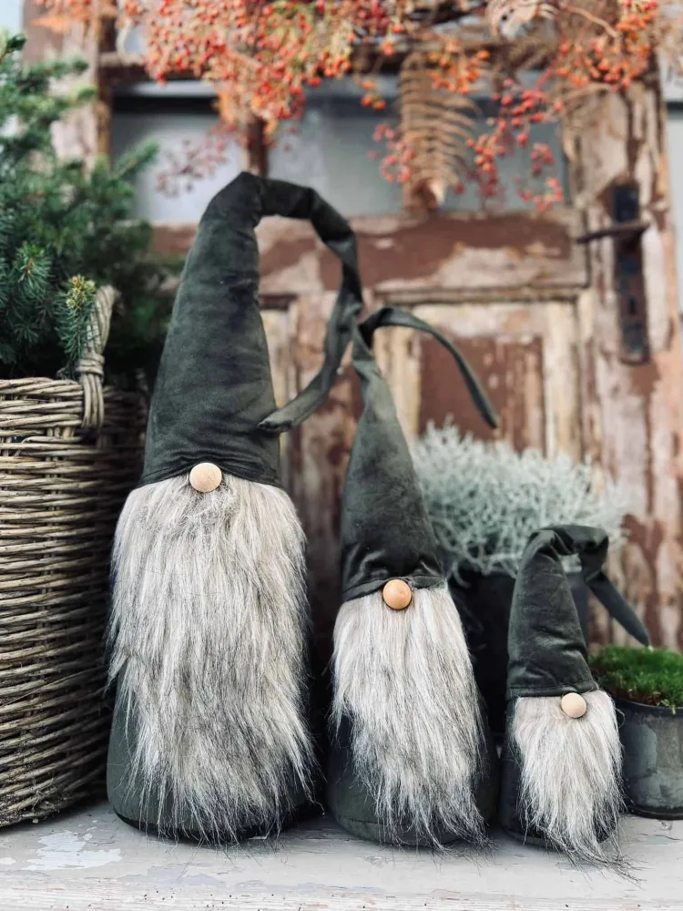 Nisse med skjegg - 23 cm