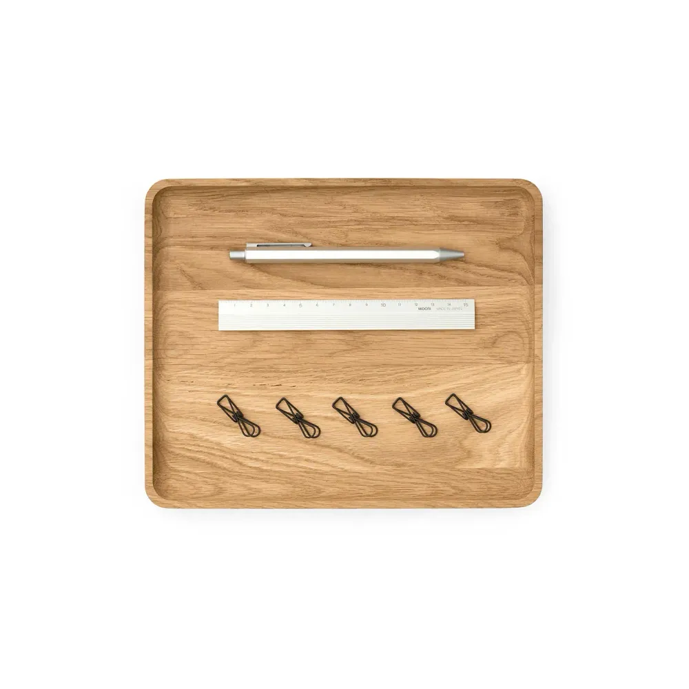 Oakywood Catchall Tray Medium, Oak