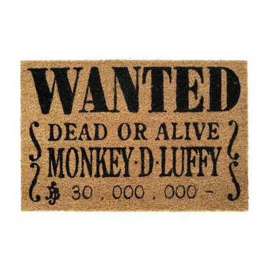 One Piece Dørmatte Wanted