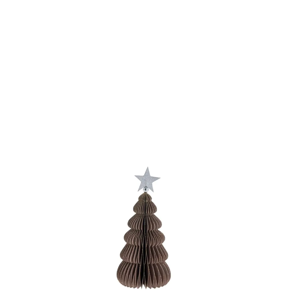 Paline papirjuletre H15 cm. støvet rosa
