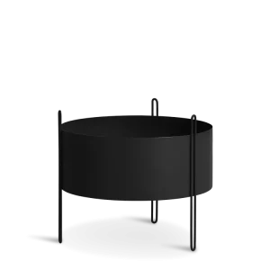 Pidestall planter (Medium) - Black