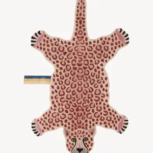 Pinky Leopard Rug Small