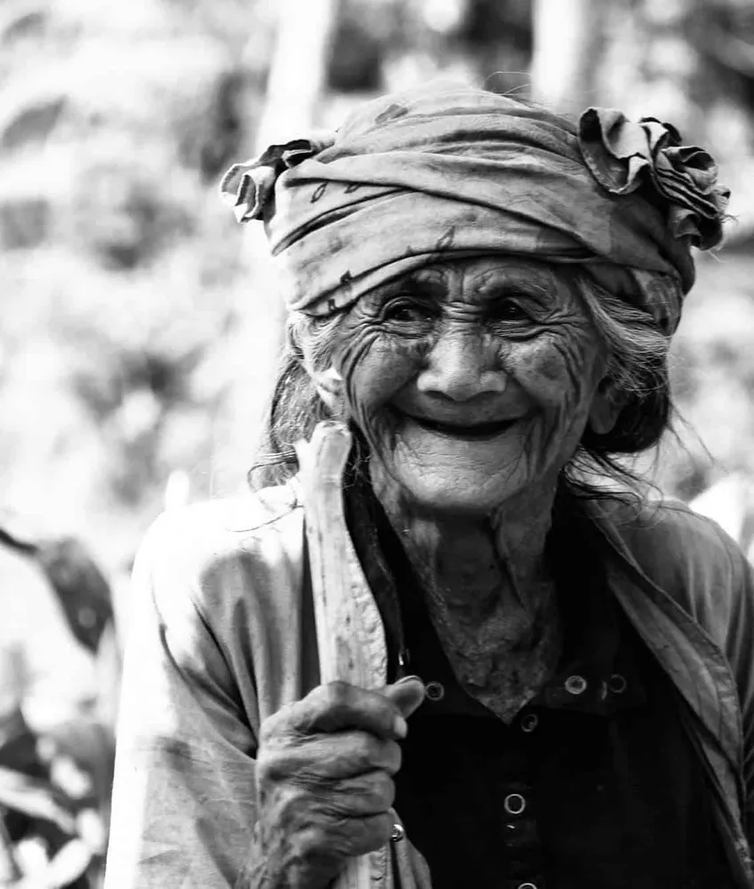 Plakat Cute old lady - 70x100cm