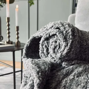 Pledd 150x200cm - Grey ultra soft
