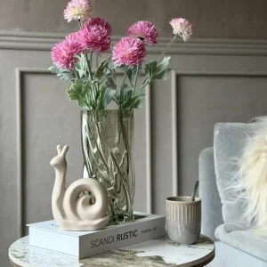 Prydløkstilk 60 cm - Rosa