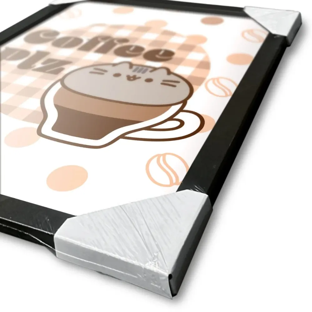 Pusheen Innrammet Bilde 30 x 40 cm Coffee Plz