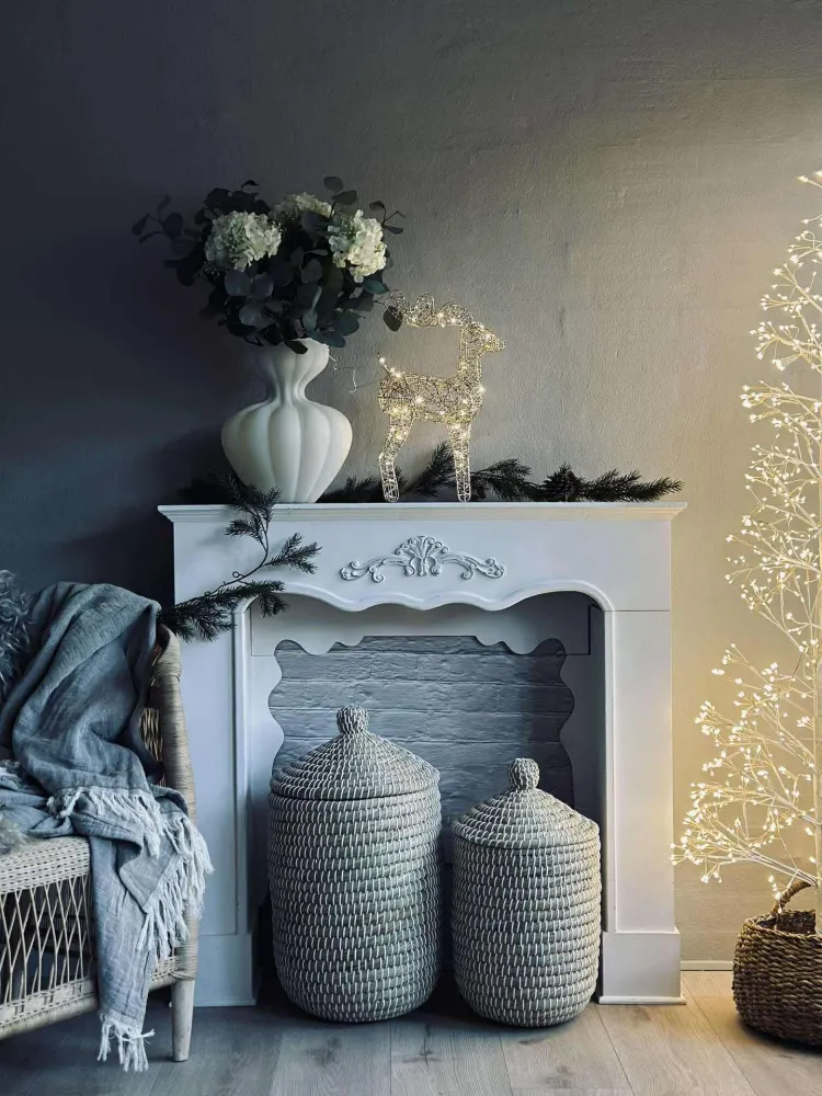 Reinsdyr med LED-lys