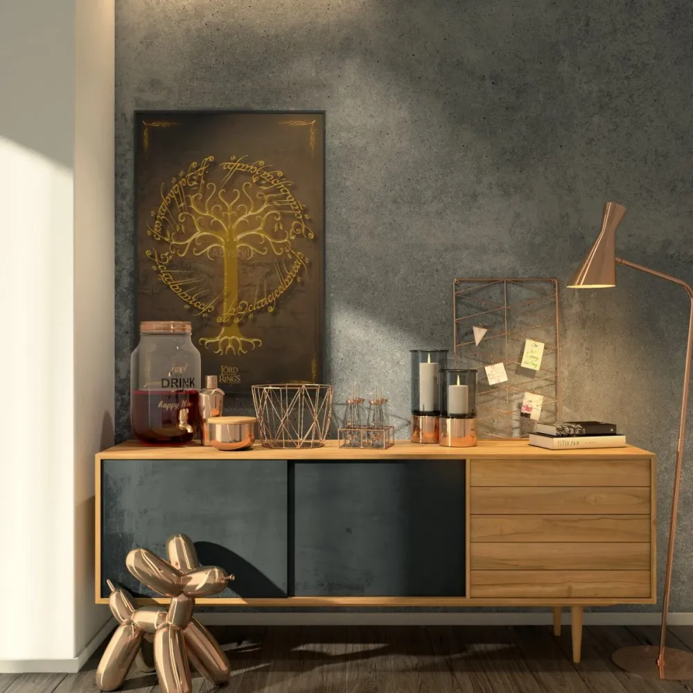 Ringenes Herre Plakat White Tree Premium Folie