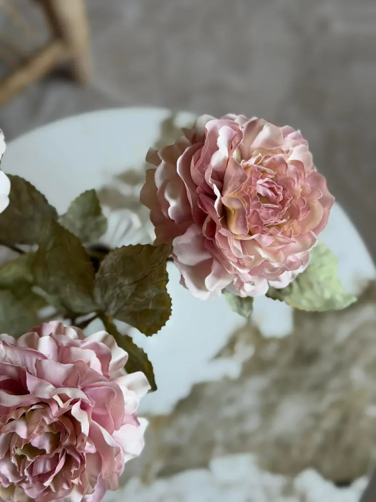 Rose 38 cm – Støvet rosa