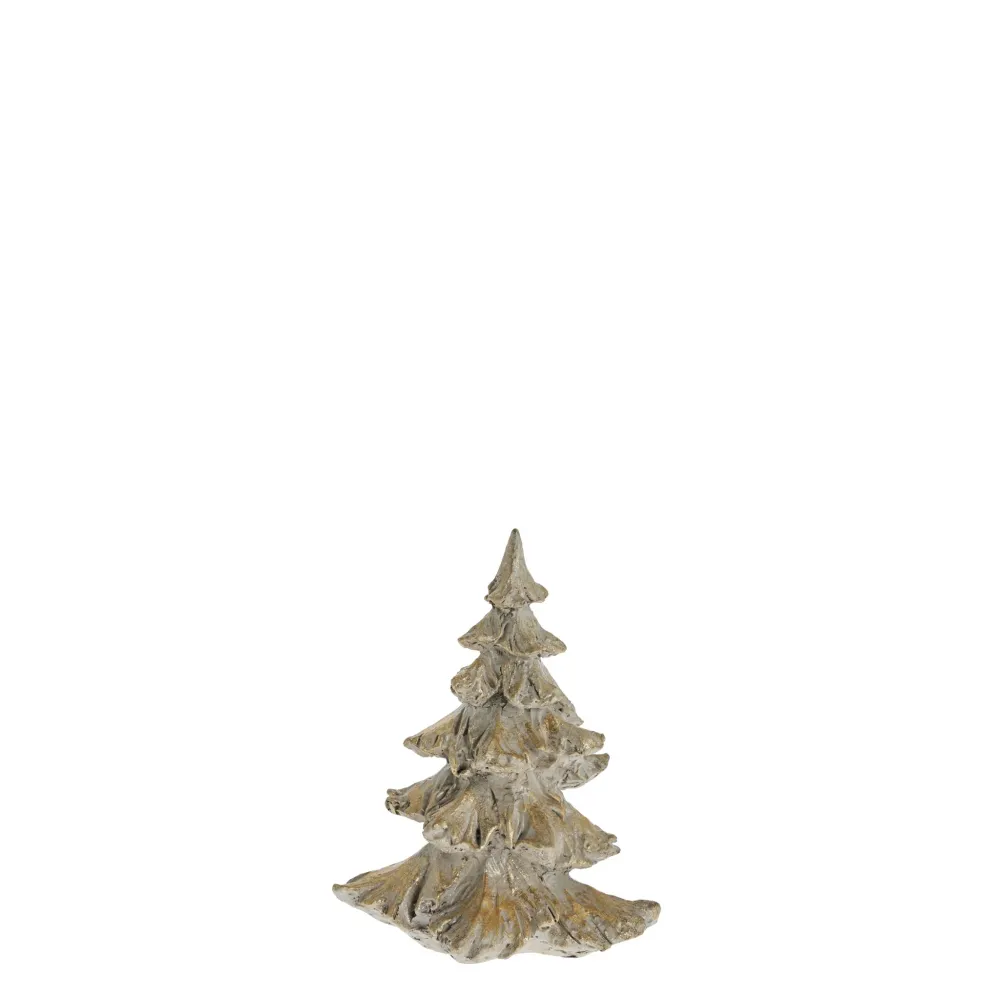 Serafina juletre H16,3 cm. lys gull