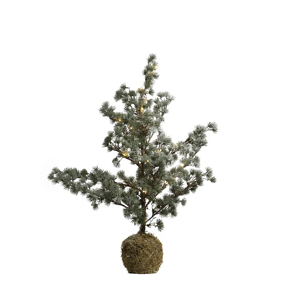 Silkefyr med LED-lys 85 cm