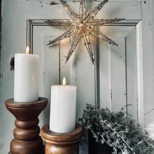 Stjerne med LED-lys - 50 cm