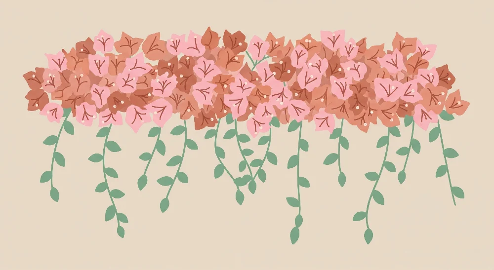 Tapet barnerom | Delikate og harmoniske blomster