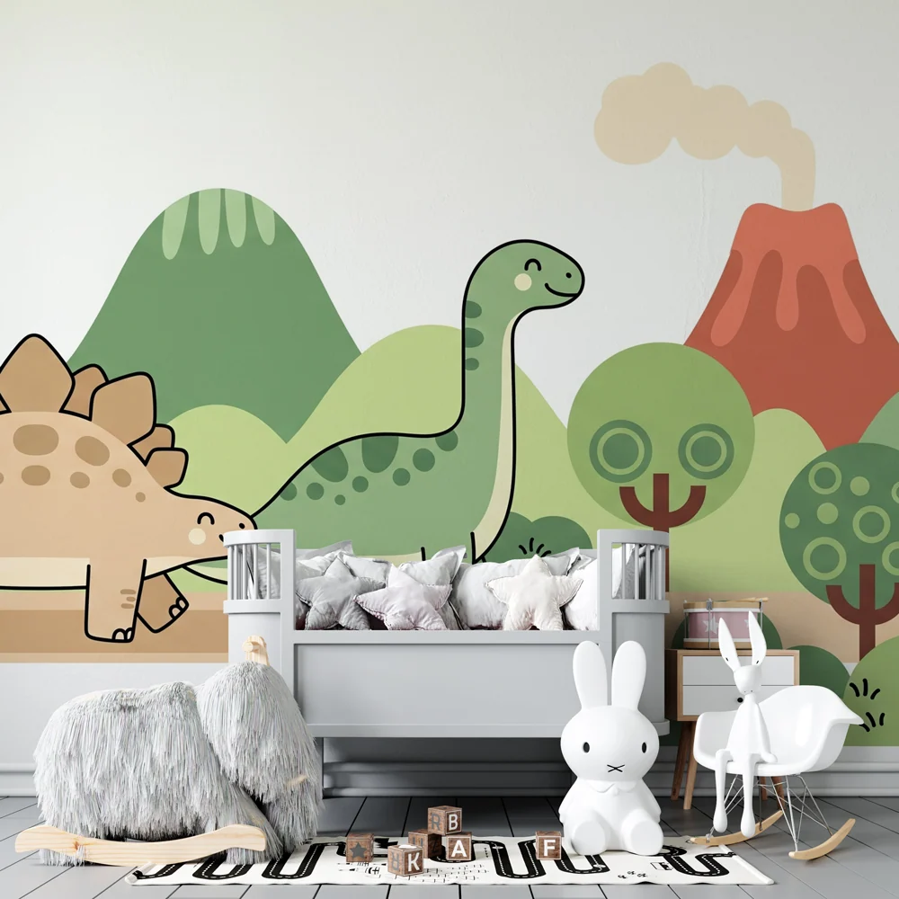 Tapet barnerom | Dinosaurer og forhistorisk natur
