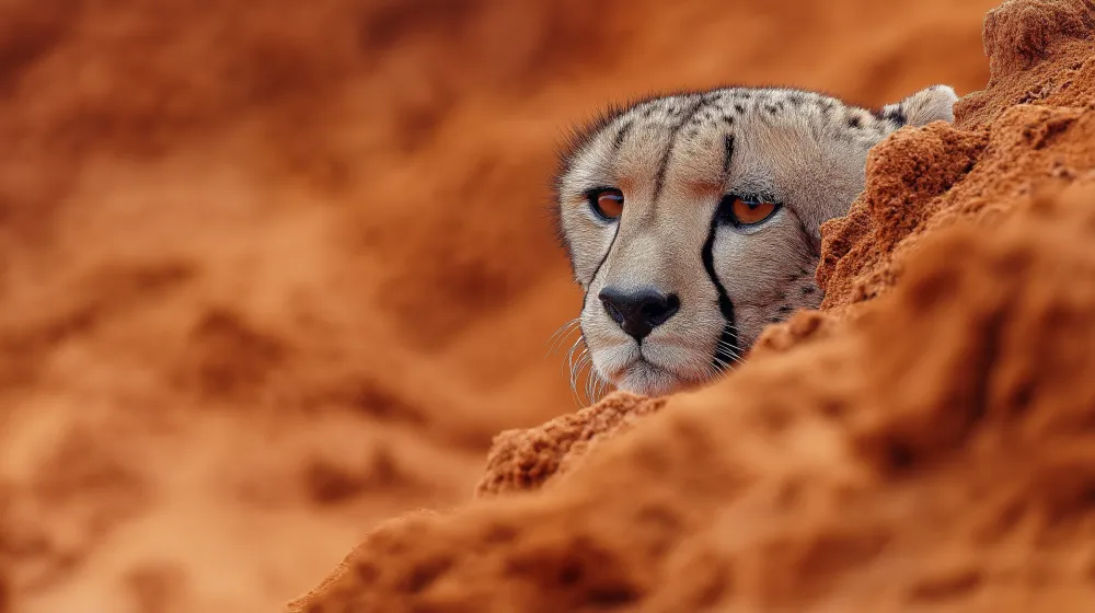 Tapet barnerom | Gepard i sitt naturlige habitat