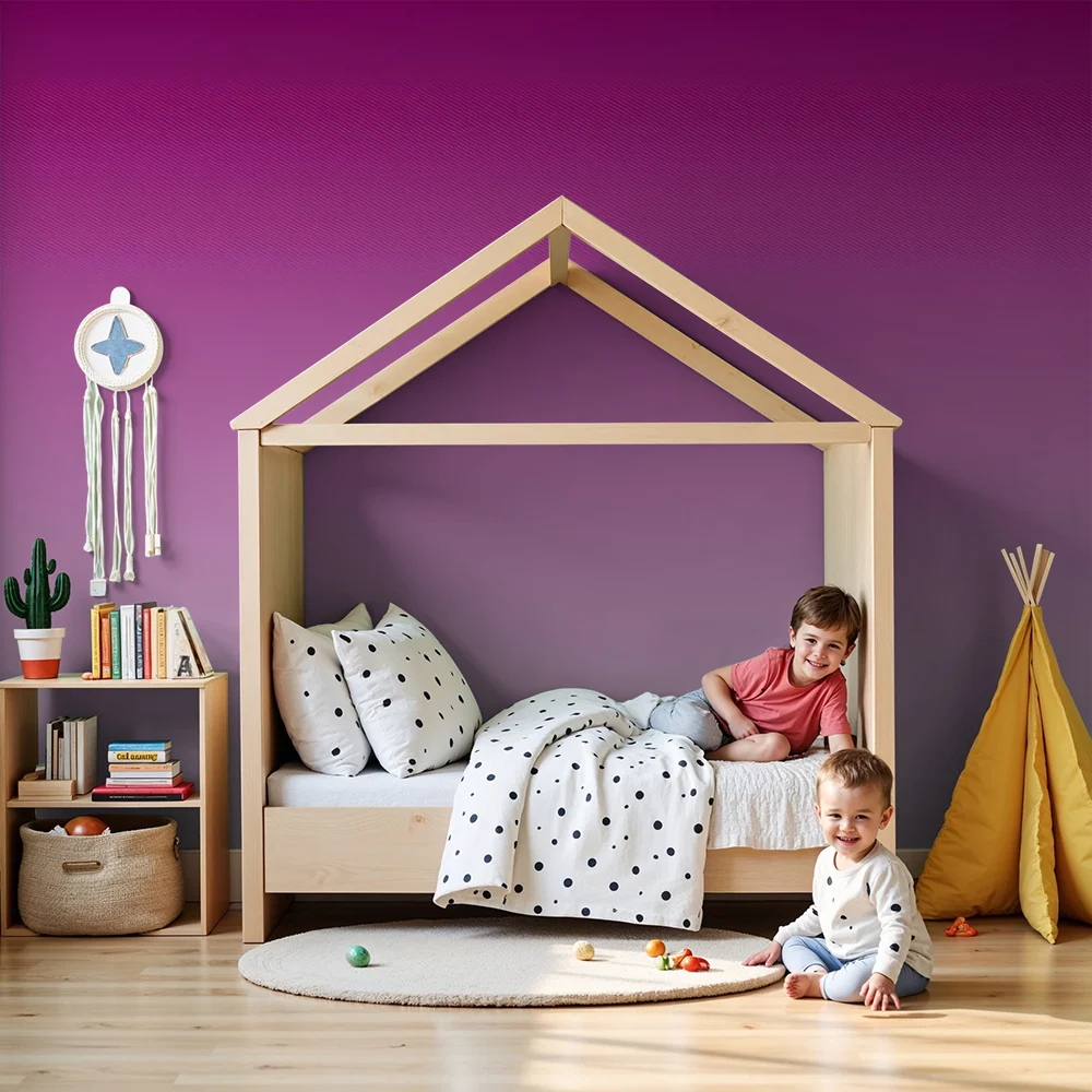 Tapet barnerom | Lilla gradient