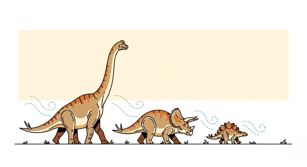 Tapet barnerom | Morsomme dinosaurer på tur