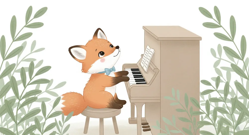 Tapet barnerom | Musikerrev og natur